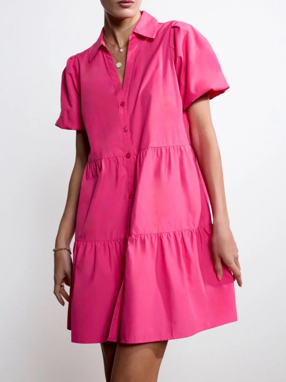 Brochu Walker Pink Havana Mini Dress - Picture 2 of 8